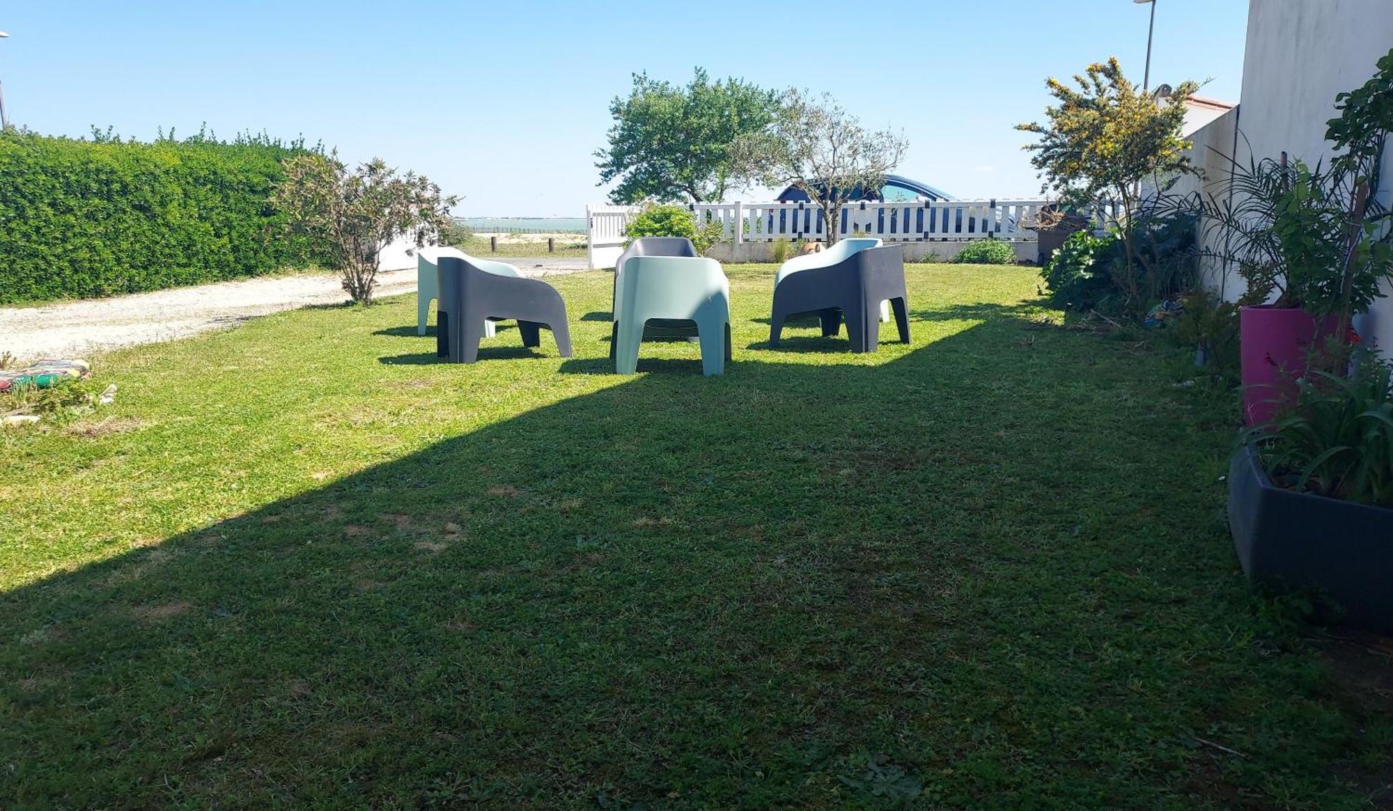 Maison Face A La Mer Rivedoux-Plage Exterior foto